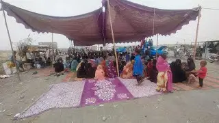 Turbat: Sit in protest for the restoration of border trade continues at Jadgal Dann CPEC road Turbat