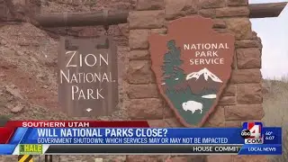 Impact of a government shutdown on national parks