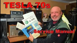 SERVICE MANUAL and USERS GUIDE - 70s Vintage TESLA B 100 STEREO Reel to Reel Tape Recorder Deck