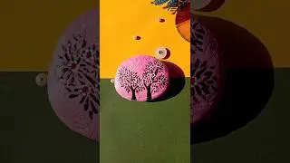 Stone Painting 🤩#youtubeshorts#shorts#art#easy#stonepainting#ytshorts#youtube#diy#shreyaghoshal