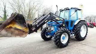 FORD 7610 LOADER TRACTOR WALKROUND VIDEO