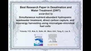 Best Research Paper 2025 in Desalination and Water Treatment (DWT)