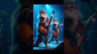 Rock Guitars & Cats: The Purr-fect Musical Duo! 🎸🐱