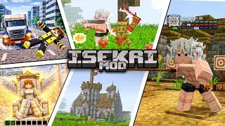 Best ISEKAI Mod for Minecraft PE | MOST EPIC ANIME Mods For Minecraft PE 1.21.101+ 🔥