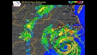 Radar Loop - July 3-4, 2014 - Hurricane Arthur