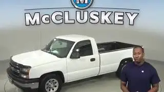 G11521FT Used 2006 Chevrolet Silverado 1500 Work Truck 2D Standard Cab White Review, For Sale -