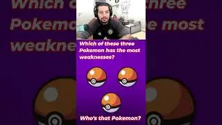 WHO'S THAT POKEMON?! Weaknesses Edition #fyp  #pokemon  #gaming