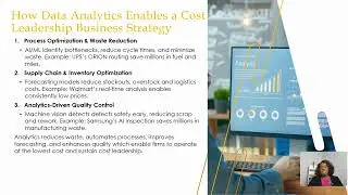 Use of Analytics to enable competitive advantage