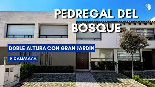 Casa con Doble Altura y Gran Jard&iacute;n en Calimaya | Pedregal del Bosque 🌍