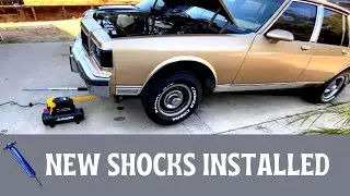 Box Chevy Front Shock Install / 1986 Caprice Classic Brougham