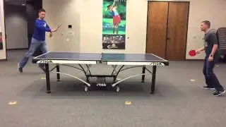 Steve and Zach - Epic ping pong rally