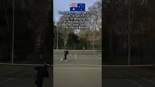 It&rsquo;s the Aussie swing! 🇦🇺 What are you taking? 🦘 #tennis #tennisplayer #australia #australianopen