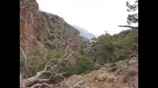 die Schlucht von Lissos Kreta