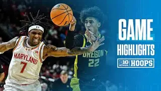 Oregon vs. Maryland | HIGHLIGHTS | Big Ten Men's Basketball | 01/02/26