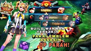 21 KILL AMAZING! WANWAN BEST BUILD GAMEPLAY | BUILD WANWAN TERBARU 2021 | MOBILE LEGENDS