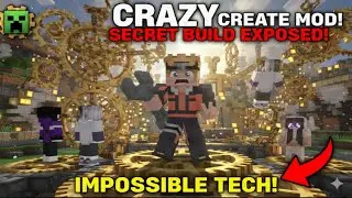 Build Iron Farm 🔴 | CREATE MOD Gameplay ⚙️🔥 | Building Crazy Machines | Hindi #gaming #minecraft