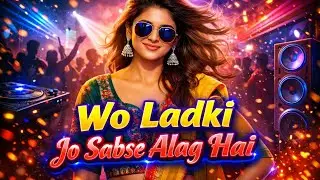 Wo Ladki Jo Sabse Alag Hai 💕 | Hindi Love DJ Remix | Trending Song#love 