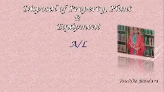 Disposal of Property, Plant & Equipment - A/L