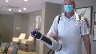 Disinfecting A Hotel Room, AirBnb Suite, Apartment, Meeting Room