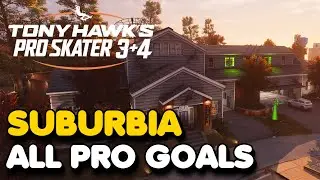 Tony Hawk's Pro Skater 3+4 - Suburbia All PRO GOALS