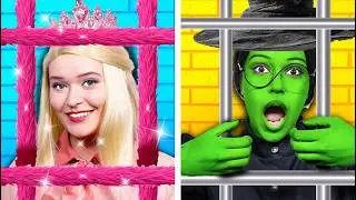Elphaba Vs Glinda in Wicked Jail | Crazy & Funny Witches in prison by Crafty Hacks