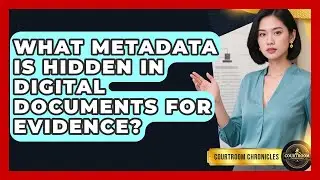 What Metadata Is Hidden In Digital Documents For Evidence? - Courtroom Chronicles