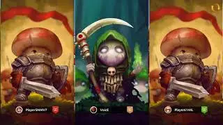 Mushroom Wars 2. Myultyplayer 1V1V1