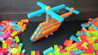 Satisfying DIY Helicopter Build | ASMR Building Blocks #buildingblocks