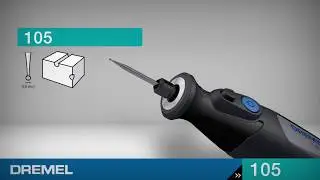 Dremel&reg; - Engraving Cutter/0.8mm - 105