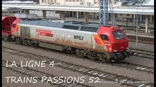 LIGNE 4 /FIN MARS  2018/train infra bb 75000/Vossloh euro 4000/Vossoh g 1206/bb 67000 infra