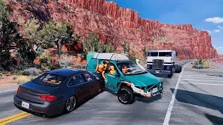 Most Epic Car Crashes in BeamNG Drive #02 [BeamNG.Drive] by Teetoo Drive