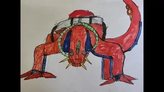 master designs how to draw bio lizard space colony arc dragon