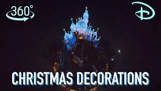 360&deg; Main Street U.S.A. Holiday Decor at Disneyland Park