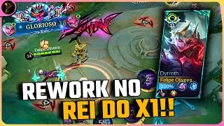 PRA MIM ESSE REWORK T&Aacute; MELHOR QUE O BUFF NA ANGELA!! - DYRROTH GAMEPLAY | Mobile Legends