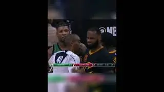 lebron james was not having it with Marcus smart
