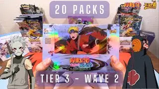 MR Minato Pulled! 20 Packs of Tier 3 Wave 2 || Naruto Kayou Cards