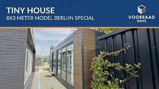 Ontdek de perfecte prefab Tiny House: 8x3 meter | Voorraad Units