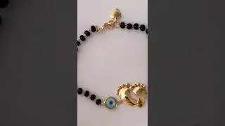 evil eye with feet nazariya #gold #goldfashion #jewellery #youtubeshort