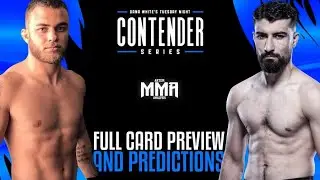 Dana White's Contender Series 2022: Week 8 FULL CARD Preview and Predictions