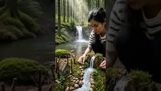 Tropical Forest Diorama with Waterfall | Ultra Realistic Miniature Jungle Scene