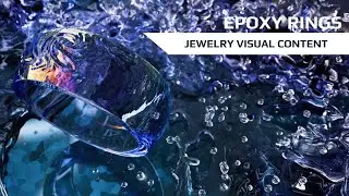 Jewelry visual content: Epoxy ring #productvisualization #render #jewellerydesign #jewellery #cgi