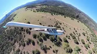 Takeoff from Buzzards Roost near Young, AZ