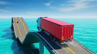 TRUCKS vs Road Waves &ndash; Total Destruction Challenge! #16