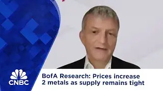 BofA Research: Prices increase 2 metals as supply remains tight