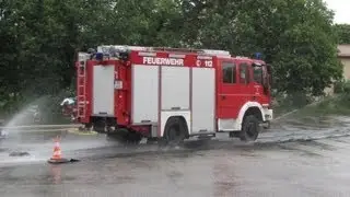 Vollbremsung mit der Feuerwehr