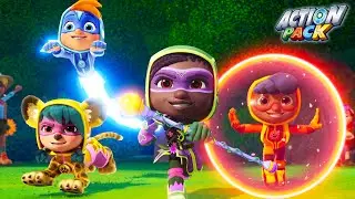 Once in a Blue Noon | Action Pack🦸&zwj;♀️ | SEASON FINALE | Superhero Cartoons for Kids | Be Brave!