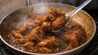 Mutton with bachelors style | mutton cooking 