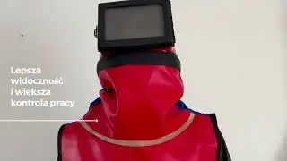 Fartuch z długim kołnierzem