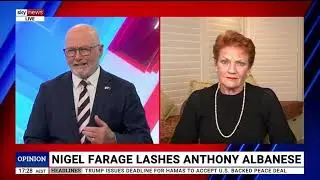 Albanese Snubs Farage, Liberals Hide on Net Zero &ndash; One Nation Leads The Way!