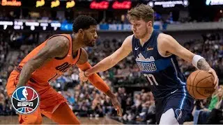 Luka Doncic and the Mavericks best Paul George and the Thunder | NBA Highlights